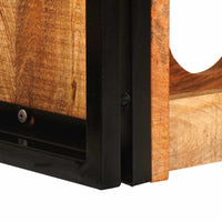 Portabottiglie 100 x 45 x 33 cm Legno di Mango Grezzo Massiccio 4104760