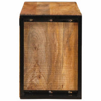 Portabottiglie 100 x 45 x 33 cm Legno di Mango Grezzo Massiccio 4104760