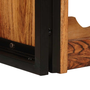 Portabottiglie 100 x 45 x 33 cm Legno di Acacia Massello 4104761