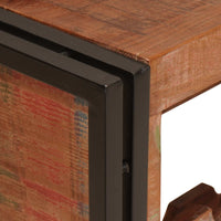 Portabottiglie 100 x 45 x 33 cm Legno massello riciclato 4104762