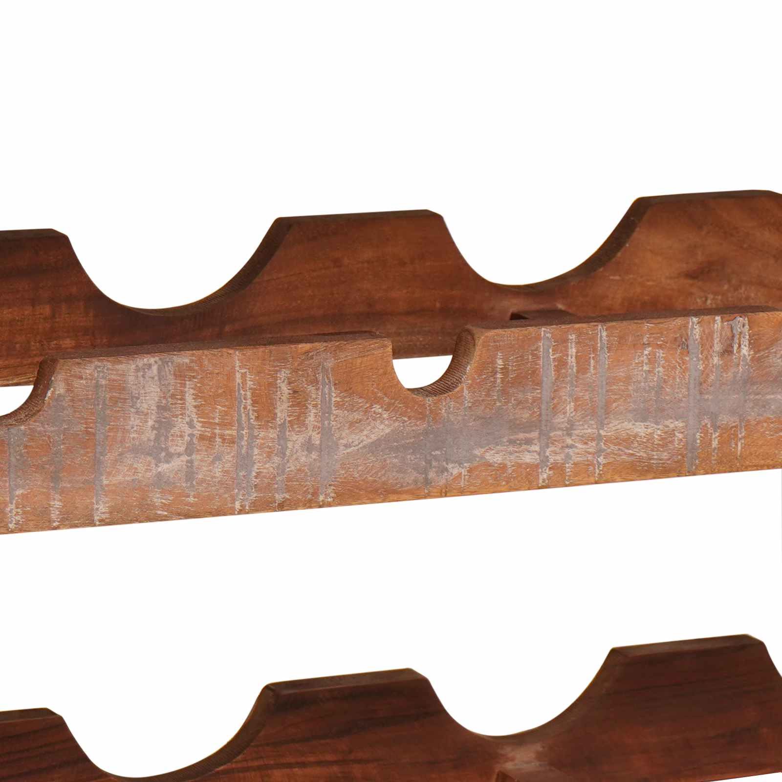 Portabottiglie 100 x 45 x 33 cm Legno massello riciclato 4104762