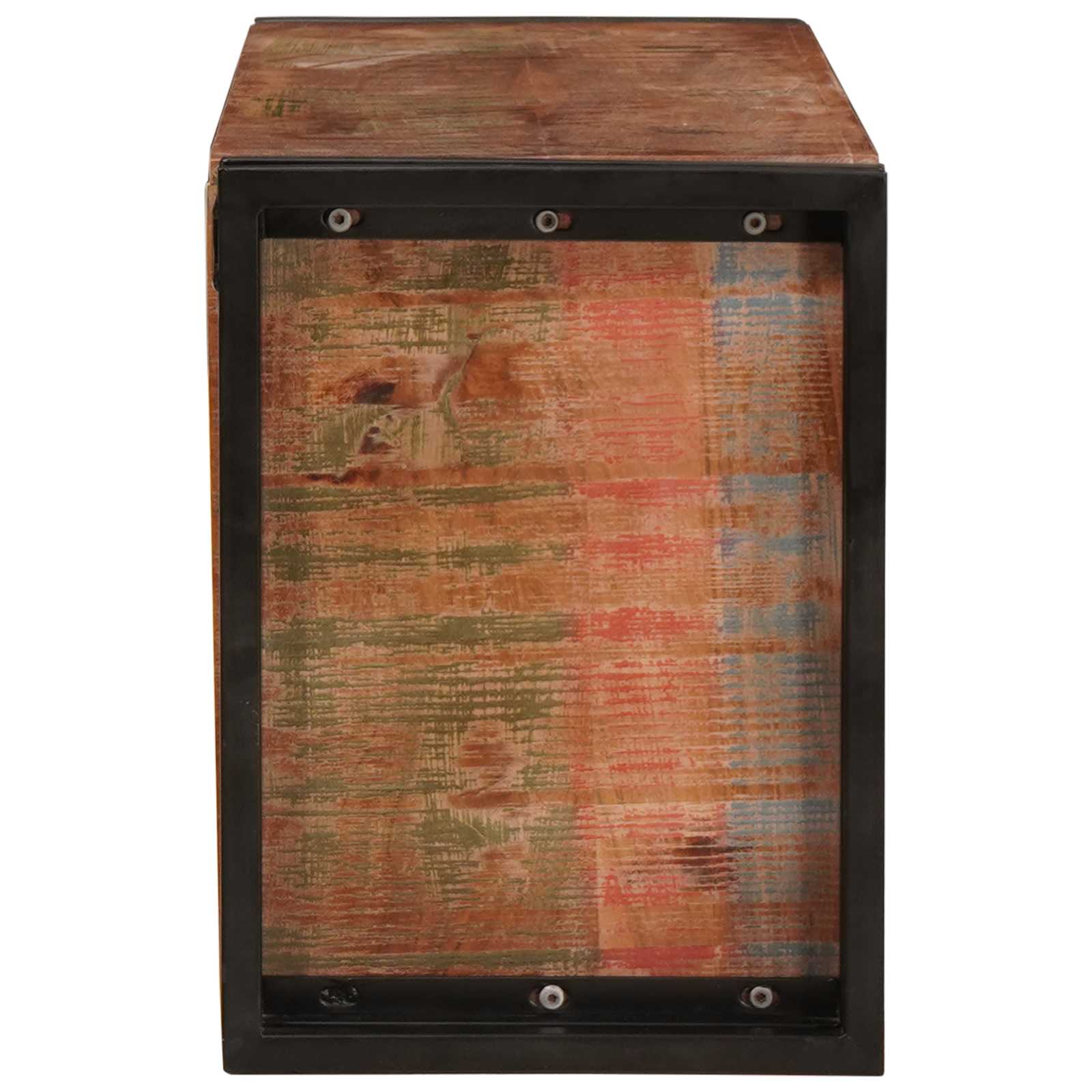 Portabottiglie 100 x 45 x 33 cm Legno massello riciclato 4104762