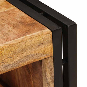 Portabottiglie 100 x 45 x 33 cm Legno di Mango Grezzo Massiccio 4104763