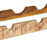 Portabottiglie 100 x 45 x 33 cm Legno di Mango Grezzo Massiccio 4104763