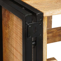 Portabottiglie 100 x 45 x 33 cm Legno di Mango Grezzo Massiccio 4104763