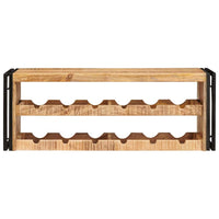 Portabottiglie 100 x 45 x 33 cm Legno di Mango Grezzo Massiccio 4104763