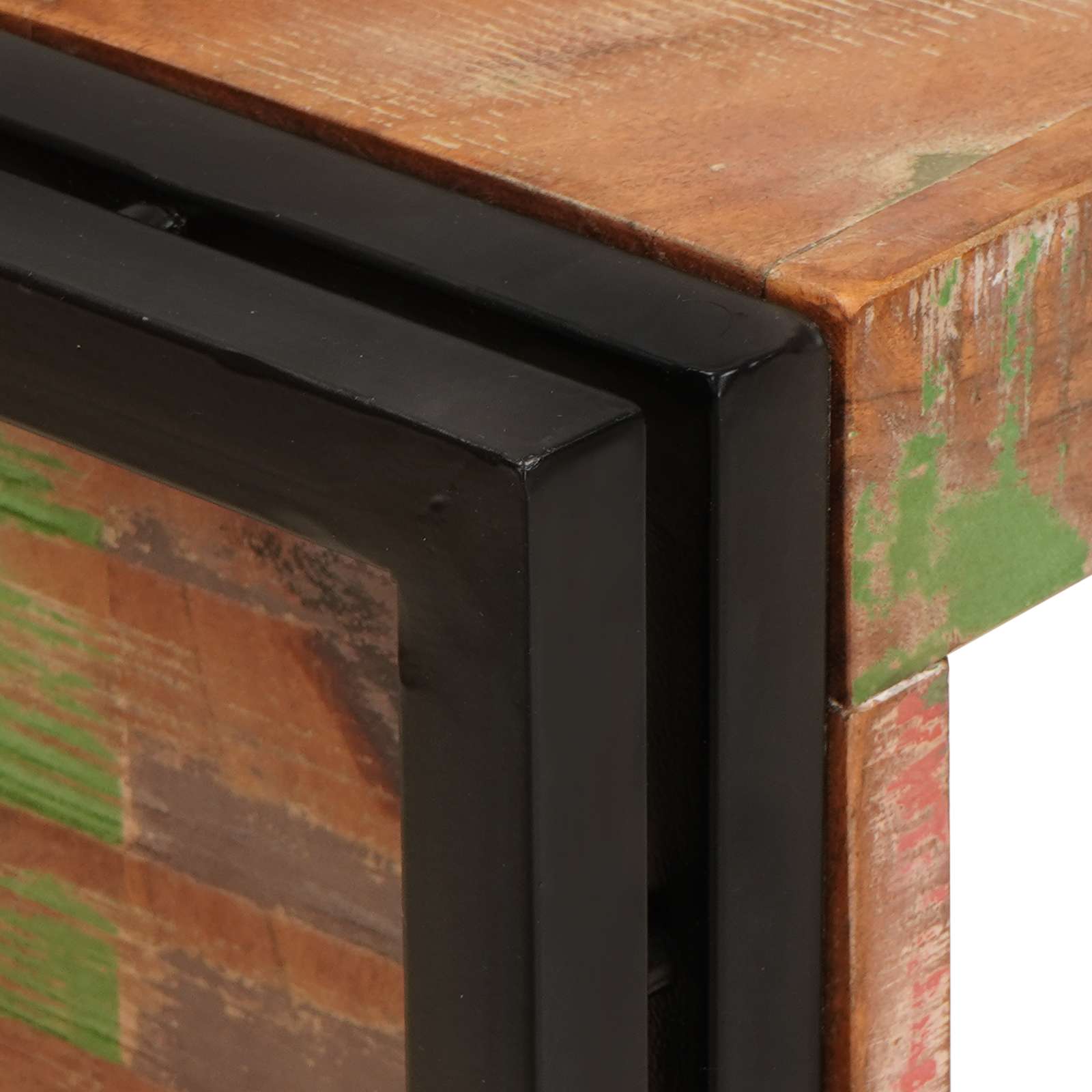 Portabottiglie 100 x 45 x 33 cm Legno massello riciclato 4104765