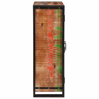 Highboard con Ante Marrone Legno Recuperato Massello e Metallo 4104768