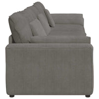 Divano Modulare con Cuscini Grigio Chiaro 3321107