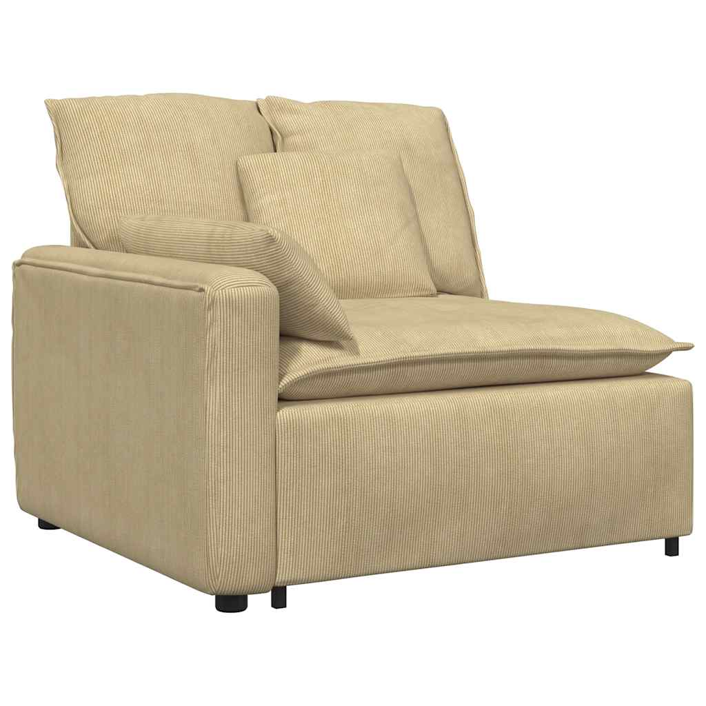 vidaXL Divano Modulare con Cuscini Verde Grigio