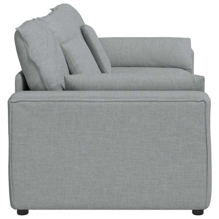 Divano Modulare con Cuscini-Sofa Modulare-Divanetto Grigio Chiaro 742482