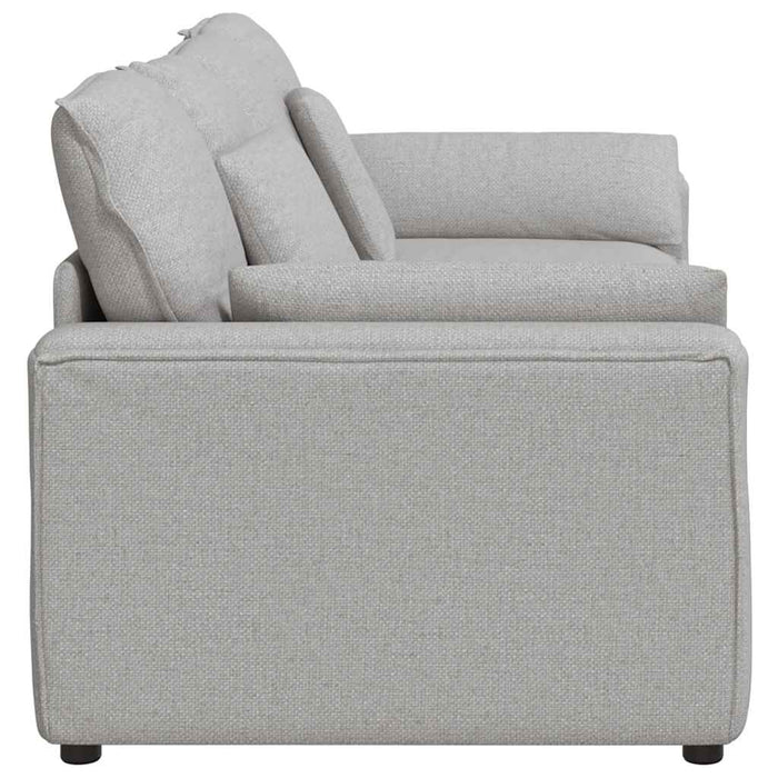 Divano Modulare con Cuscini-Sofa Modulare-Divanetto Grigio Nuvola