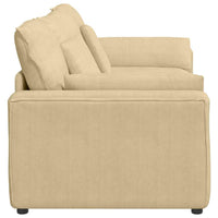 Divano Modulare con Cuscini Verde Grigio Chiaro 3321141