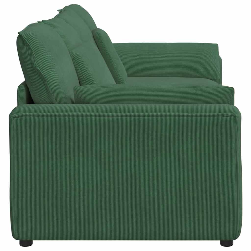 Divano Modulare con Cuscini Verde Giungla 3321142