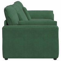 Divano Modulare con Cuscini Verde Giungla 3321142