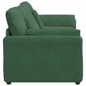 Divano Modulare con Cuscini Verde Giungla 3321142