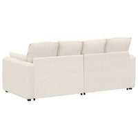 vidaXL Divano Modulare con Cuscini Crema