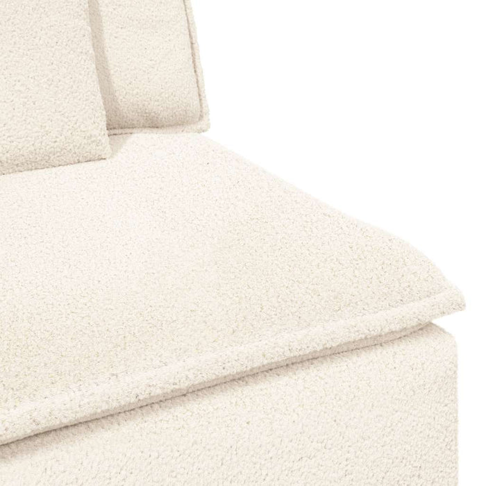 vidaXL Divano Modulare con Cuscini Crema