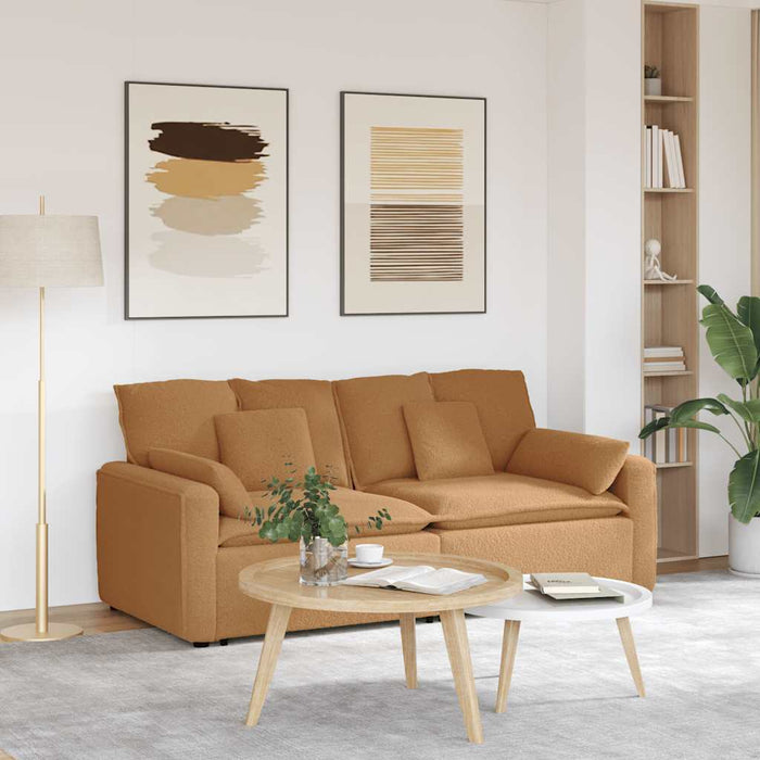 vidaXL Divano Modulare con Cuscini Beige