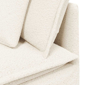 vidaXL Divano Modulare con Poggiapiedi e Cuscini Crema