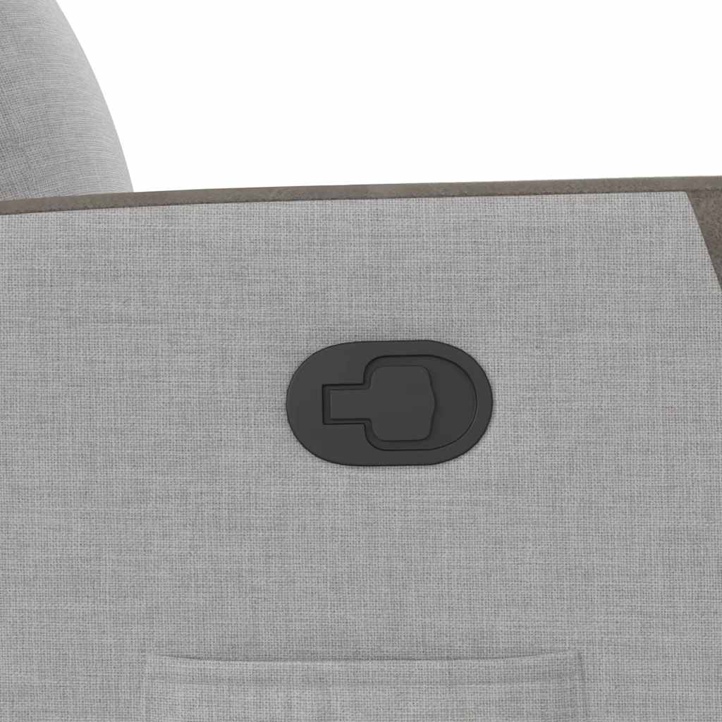 Poltrona Alzapersona Reclinabile Grigio Nuvola in Tessuto 3324089