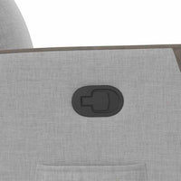 Poltrona Alzapersona Reclinabile Grigio Nuvola in Tessuto 3324089