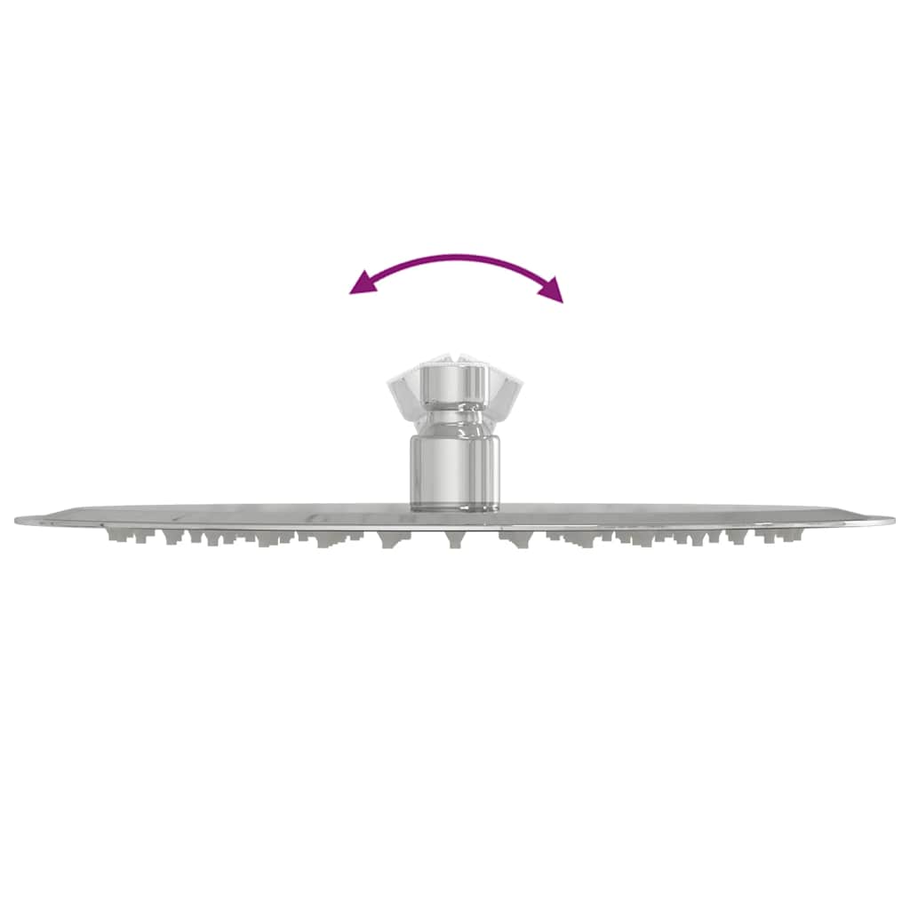 Testa Doccia a Pioggia in Acciaio Inox 304 25 cm Rotonda 4103893