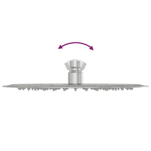 Testa Doccia a Pioggia in Acciaio Inox 304 25 cm Rotonda 4103893