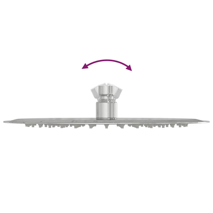 Testa Doccia a Pioggia in Acciaio Inox 304 25 cm Rotonda 4103893