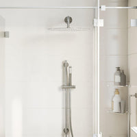 Testa Doccia a Pioggia in Acciaio Inox 304 40 cm Rotonda 4103895