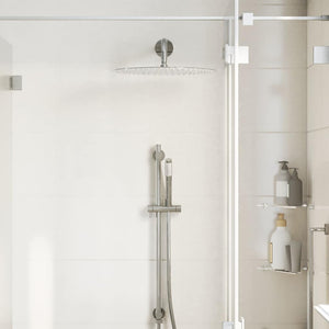 Testa Doccia a Pioggia in Acciaio Inox 304 40 cm Rotonda 4103895