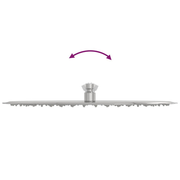 Testa Doccia a Pioggia in Acciaio Inox 304 40 cm Rotonda 4103895