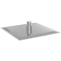 Testa Doccia a Pioggia in Acciaio Inox 304 20x20 cm Quadrata 4103912