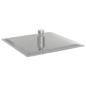 Testa Doccia a Pioggia in Acciaio Inox 304 20x20 cm Quadrata 4103912