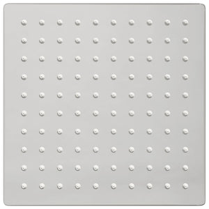 Testa Doccia a Pioggia in Acciaio Inox 304 20x20 cm Quadrata 4103912