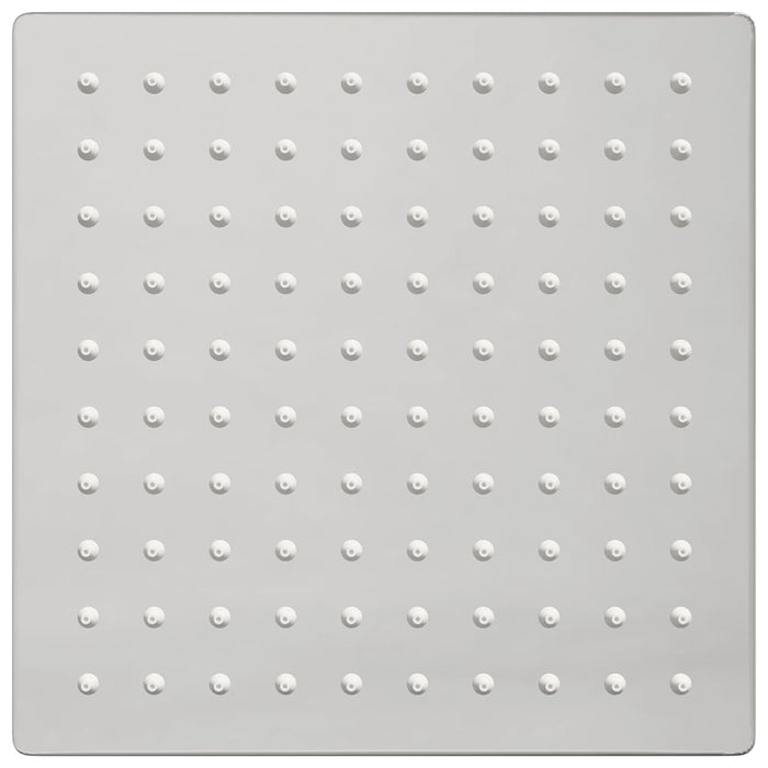 Testa Doccia a Pioggia in Acciaio Inox 304 20x20 cm Quadrata 4103912