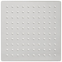 Testa Doccia a Pioggia in Acciaio Inox 304 20x20 cm Quadrata 4103912