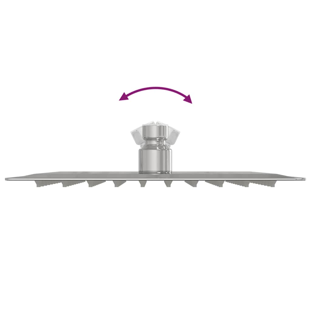 Testa Doccia a Pioggia in Acciaio Inox 304 20x20 cm Quadrata 4103912