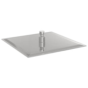 Testa Doccia a Pioggia in Acciaio Inox 304 25x25 cm Quadrata 4103913
