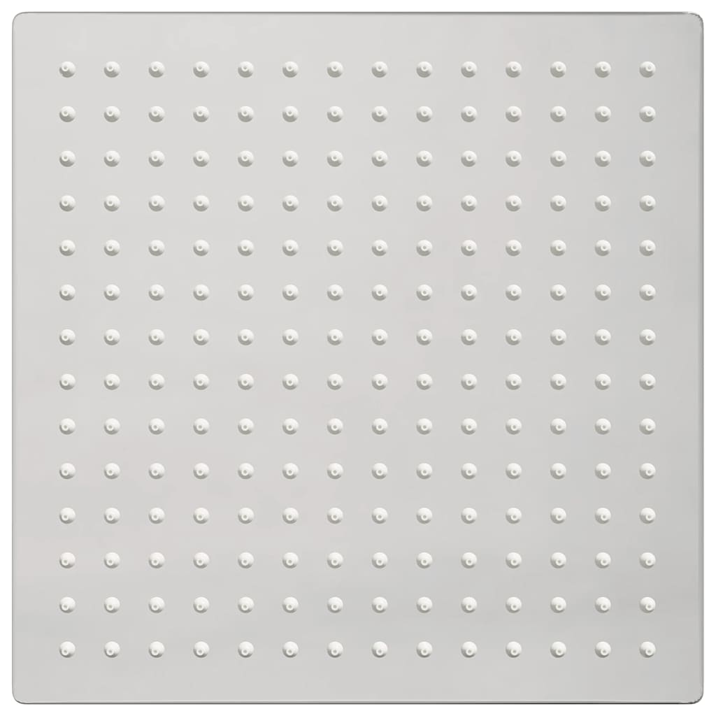 Testa Doccia a Pioggia in Acciaio Inox 304 25x25 cm Quadrata 4103913