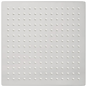 Testa Doccia a Pioggia in Acciaio Inox 304 25x25 cm Quadrata 4103913