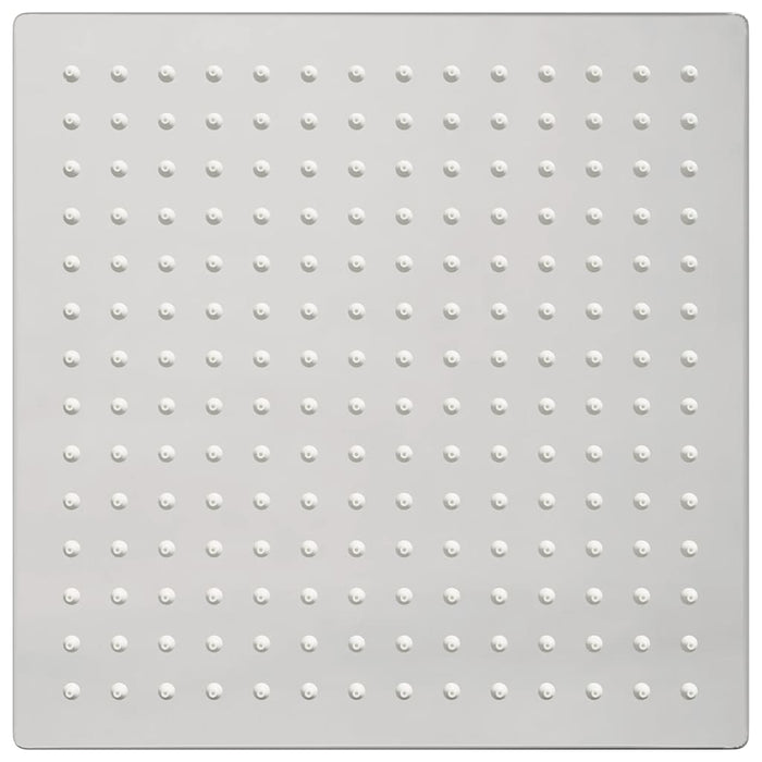 Testa Doccia a Pioggia in Acciaio Inox 304 25x25 cm Quadrata 4103913