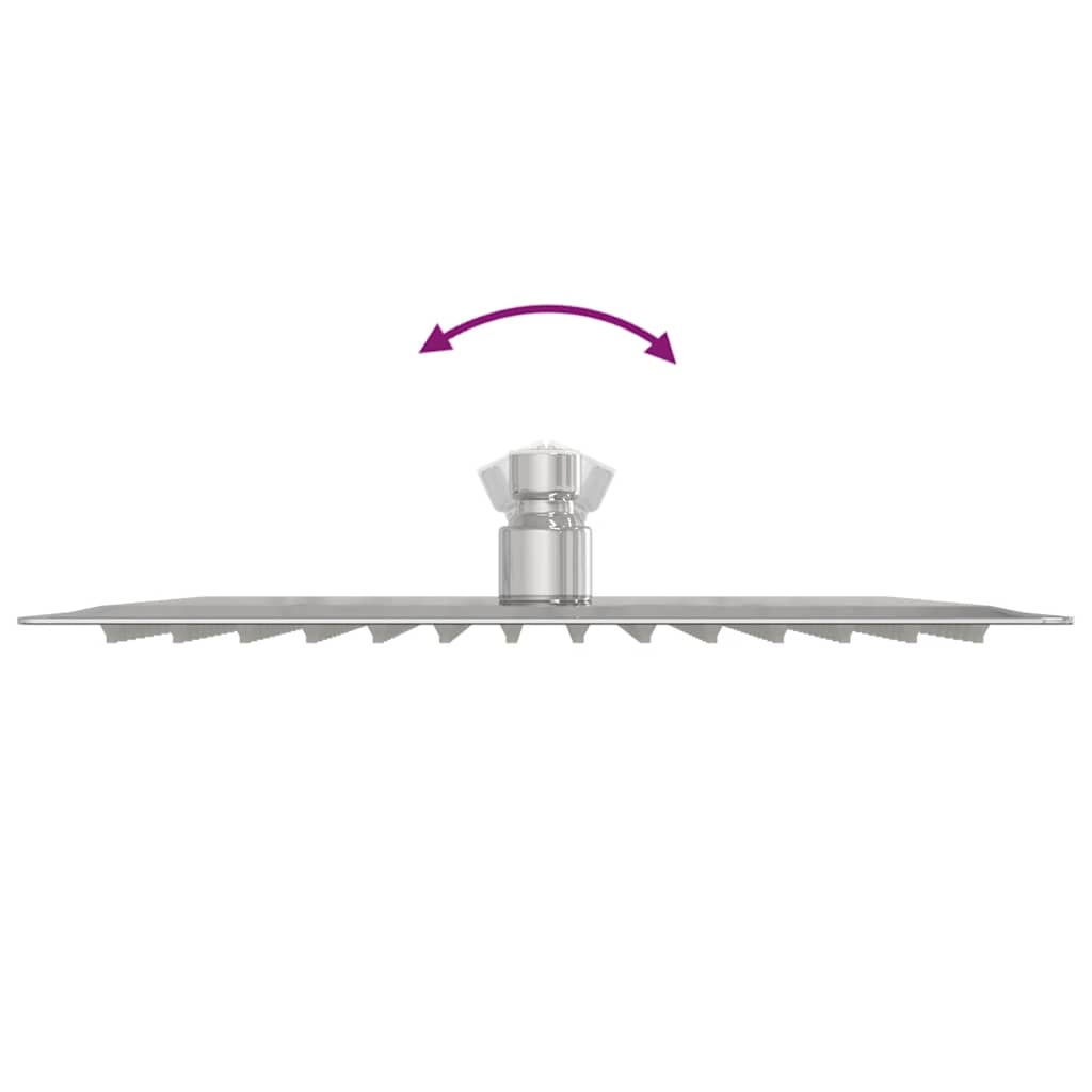 Testa Doccia a Pioggia in Acciaio Inox 304 25x25 cm Quadrata 4103913