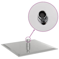 Testa Doccia a Pioggia in Acciaio Inox 304 25x25 cm Quadrata 4103913