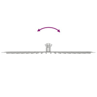 Testa Doccia a Pioggia in Acciaio Inox 304 40x40 cm Quadrata 4103915