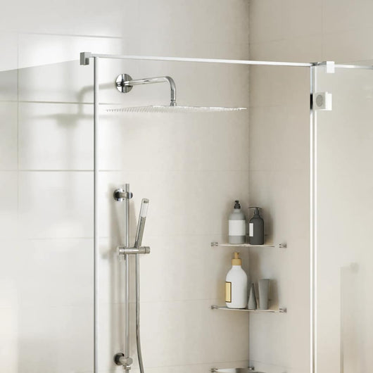 Testa Doccia a Pioggia in Acciaio Inox 304 40x40 cm Quadrata 4103915