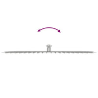 Testa Doccia a Pioggia in Acciaio Inox 304 50x50 cm Quadrata