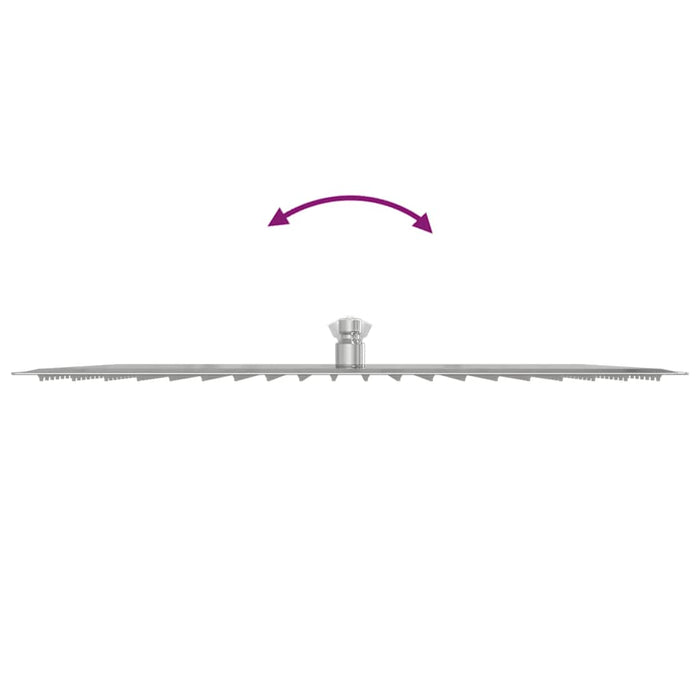 Testa Doccia a Pioggia in Acciaio Inox 304 50x50 cm Quadrata