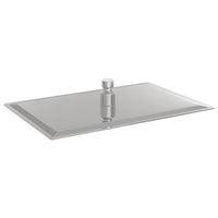 Testa Doccia a Pioggia Acciaio Inox 304 30x20 cm Rettangolare 4103932