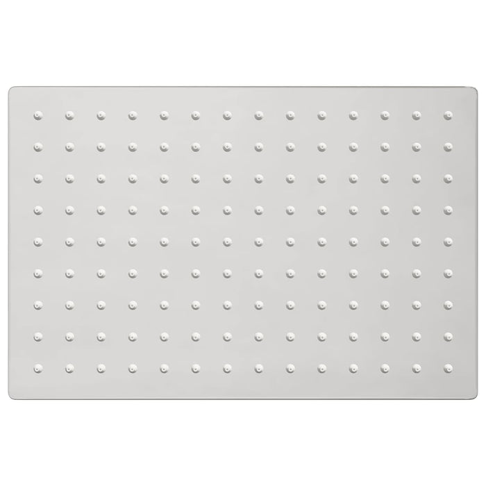 Testa Doccia a Pioggia Acciaio Inox 304 30x20 cm Rettangolare 4103932